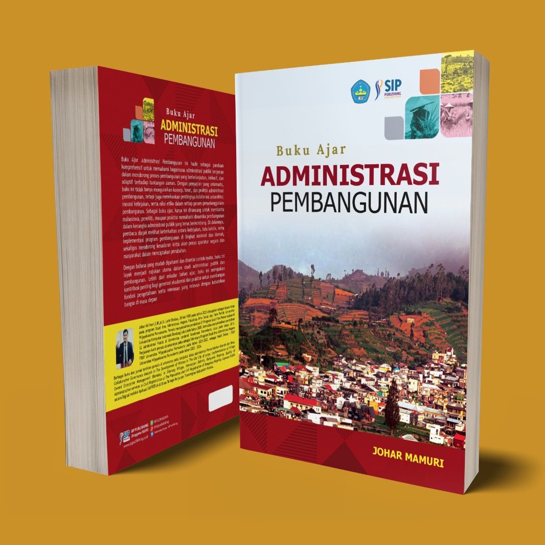 BUKU AJAR ADMINISTRASI PEMBANGUNAN